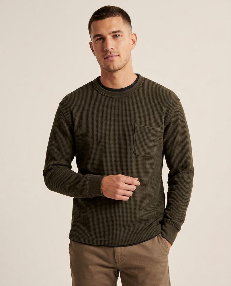 Lands Mode - Caded | Strukturiertes Langarm Shirt Herren