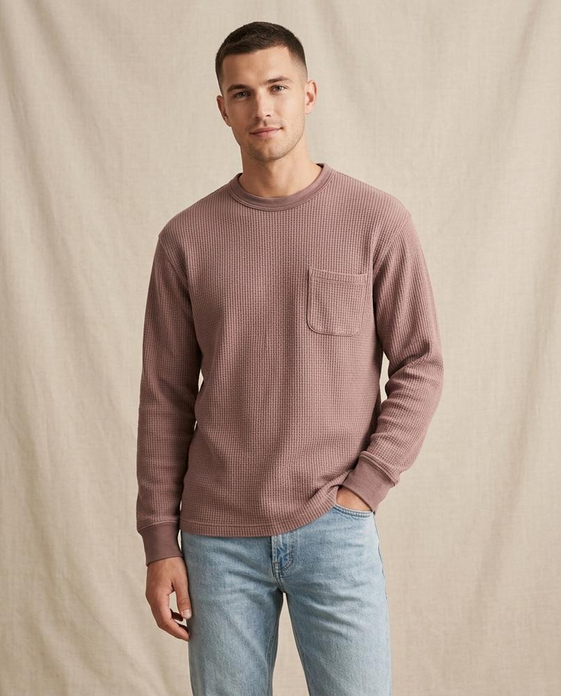 Lands Mode - Caded | Strukturiertes Langarm Shirt Herren