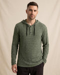 Lands Mode - Zetal | Gerippter Melierter Hoodie Herren
