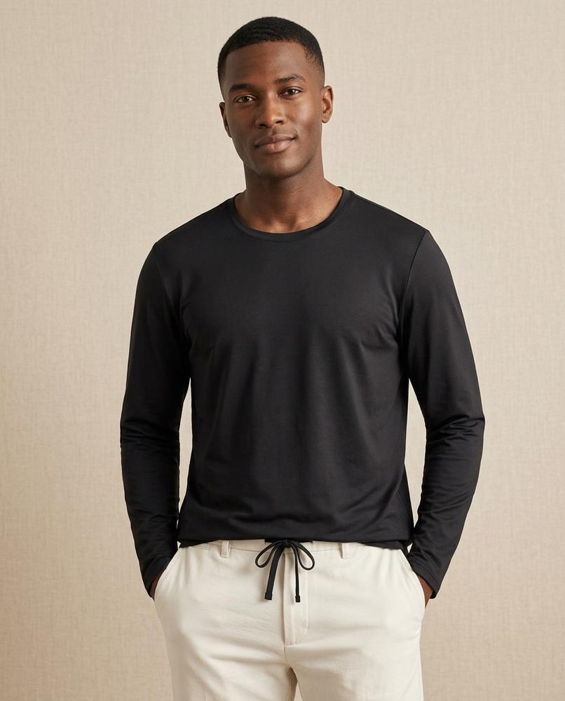 Lands Mode - Nover | Langärmliges Jersey Shirt Herren