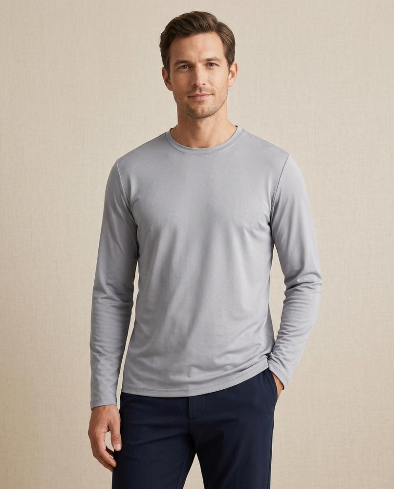 Lands Mode - Nover | Langärmliges Jersey Shirt Herren