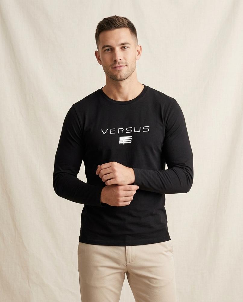 Lands Mode - Datir | Langärmliges Körperbetontes Shirt Herren