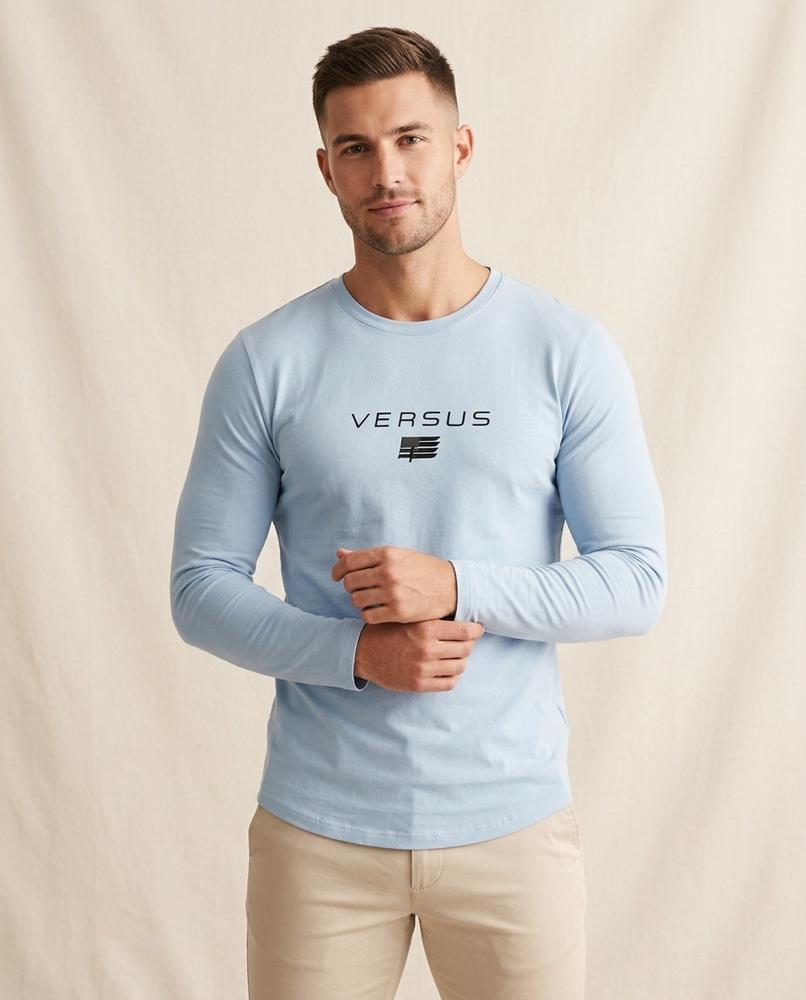 Lands Mode - Datir | Langärmliges Körperbetontes Shirt Herren