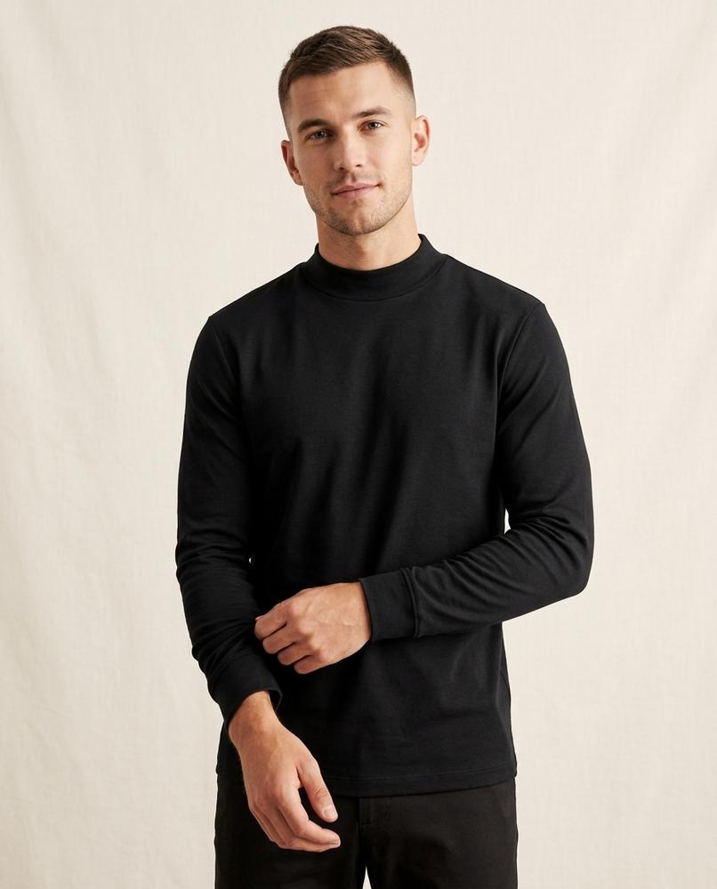 Lands Mode - Allan | Langärmliges Hochgeschlossenes Shirt Unisex