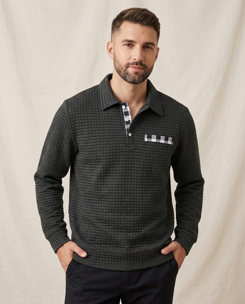 Lands Mode - Cohes | Gesteppt Langärmlig Pullover Herren