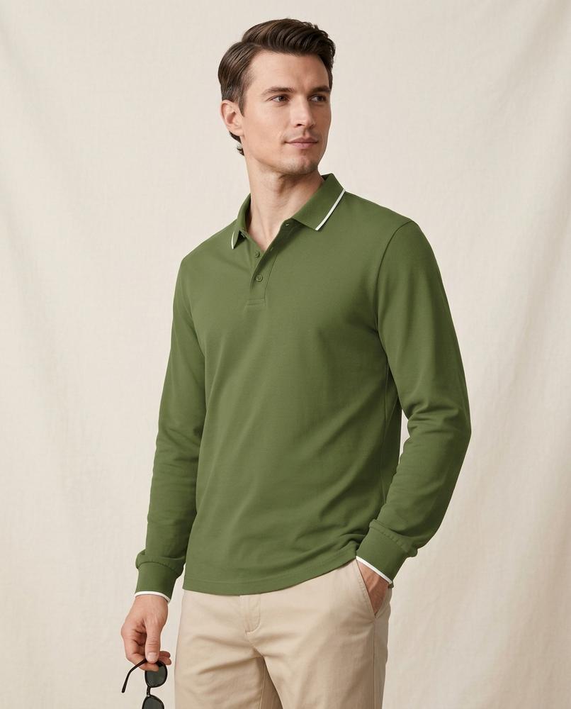 Lands Mode - Elnor | Langärmliges Baumwoll Shirt Herren