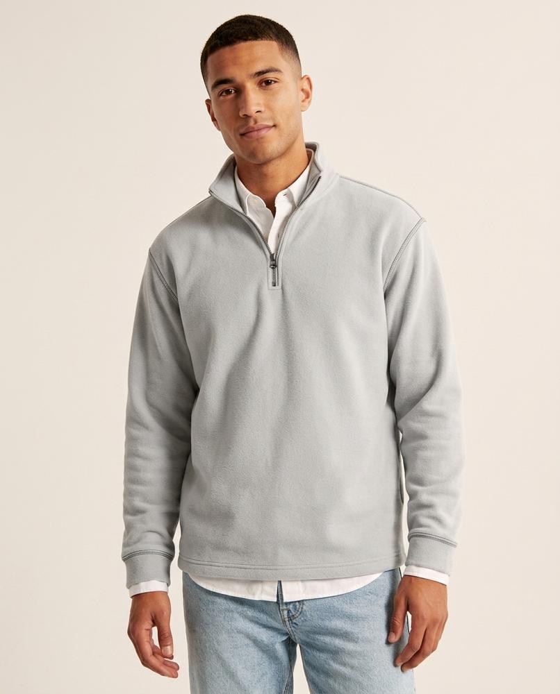 Lands Mode - Allom | Reißverschluss Stehkragen Sweatshirt Herren