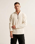 Lands Mode - Zetak | Gerippter Stehkragen Pullover Herren