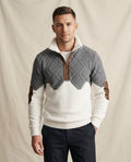 Lands Mode - Elser | Strukturierter Gefütterter Pullover Herren