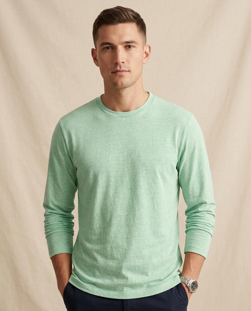 Lands Mode - Viral | Langärmliger Gestrickter Pullover Herren