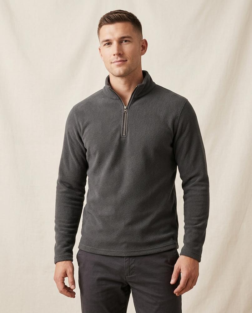 Lands Mode - Tiven | Reißverschluss Stehkragen Pullover Herren