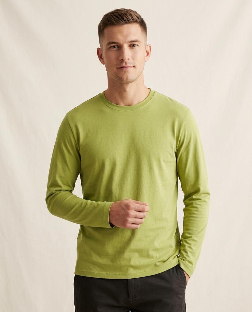 Lands Mode - Titir | Langärmliges Rundhals Shirt Herren