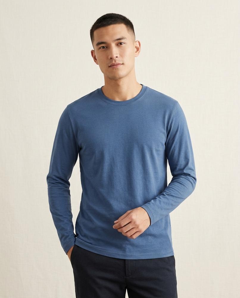 Lands Mode - Titir | Langärmliges Rundhals Shirt Herren