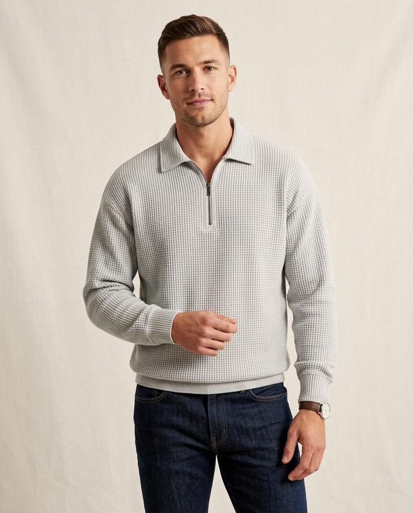 Lands Mode - Dalen | Strukturiert Langärmlig Pullover Herren