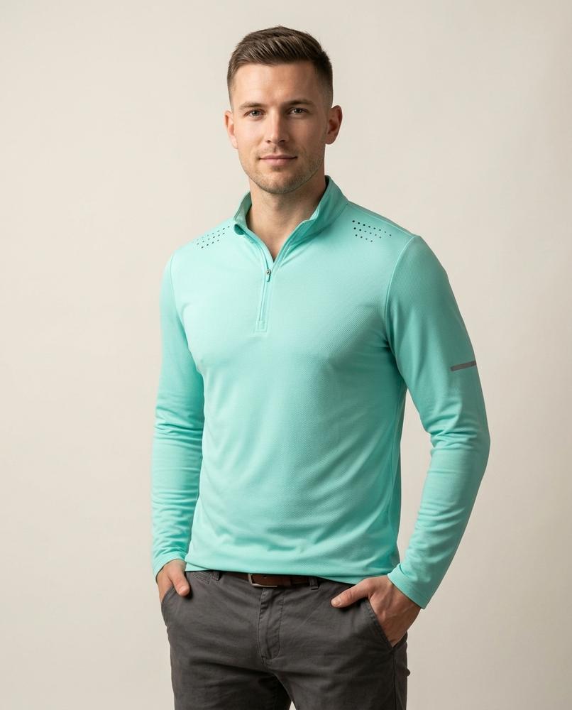 Lands Mode - Catir | Atmungsaktiv Perforiert Shirt Herren