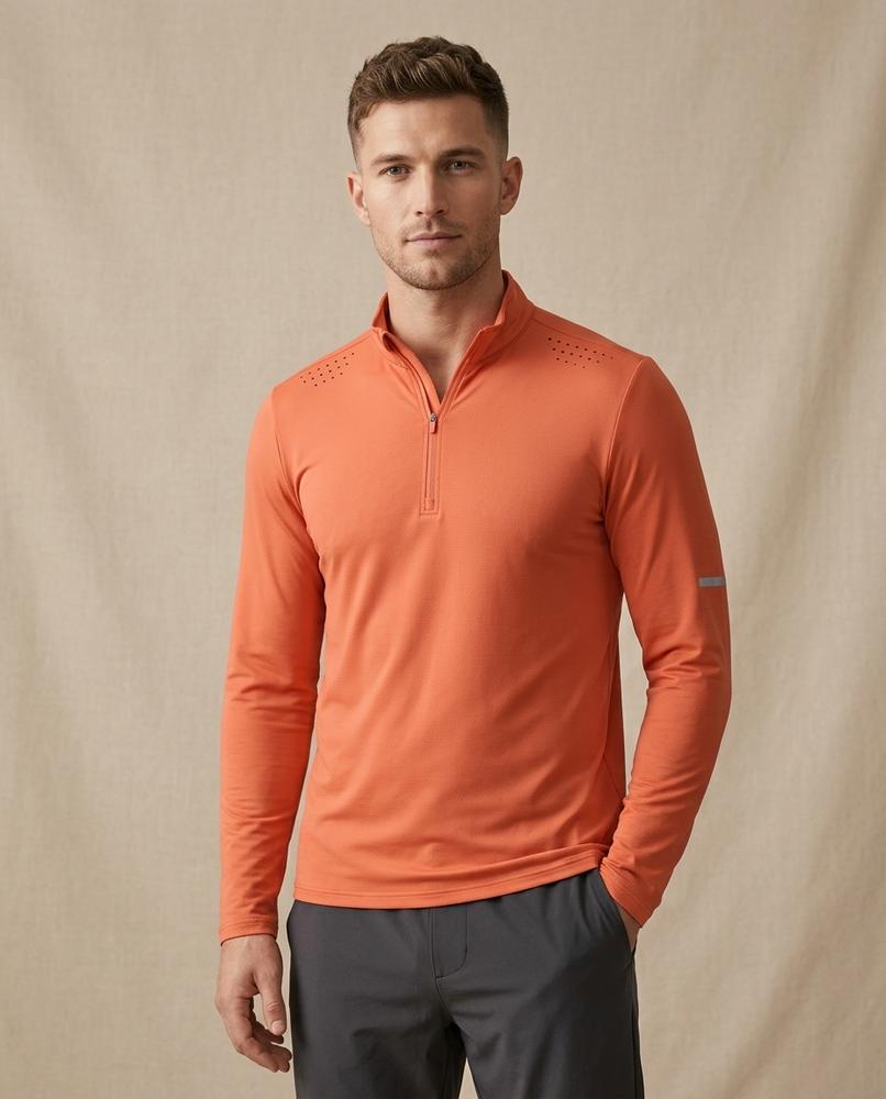 Lands Mode - Catir | Atmungsaktiv Perforiert Shirt Herren