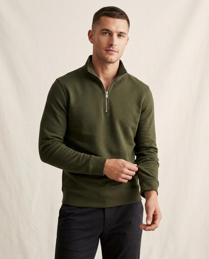 Lands Mode - Nonor | Strukturierter Reißverschluss Pullover Herren