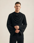 Lands Mode - Zenal | Gedreaptes Weitärmeliges Shirt Herren