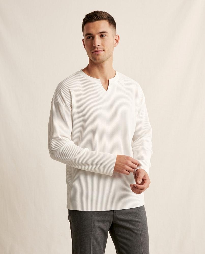 Lands Mode - Tisol | Gerippt Langärmelig Pullover Herren