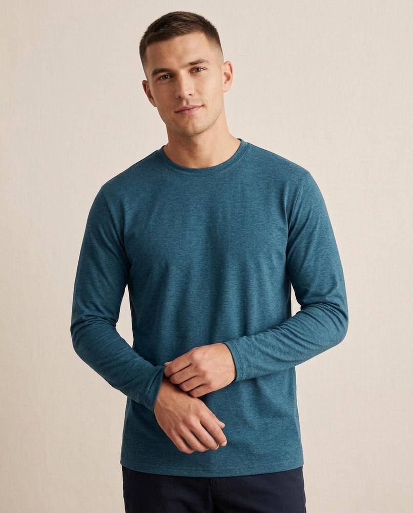 Lands Mode - Ladar | Langärmliges Rundhals Shirt Herren