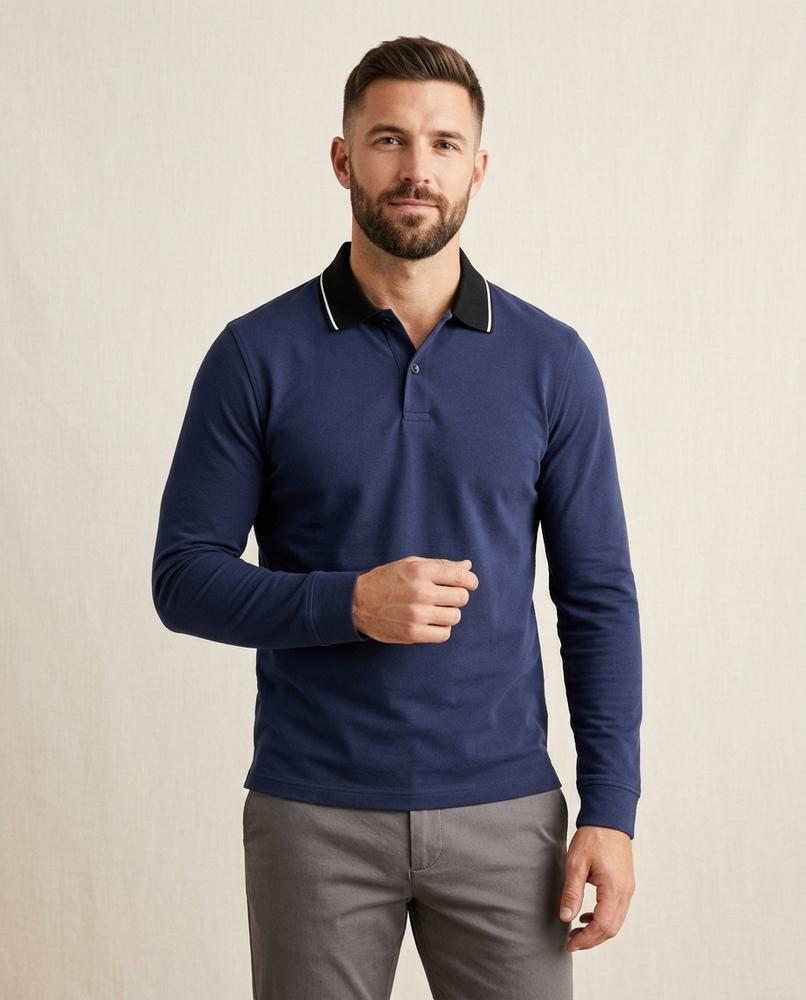 Lands Mode - Vesel | Langärmliges Tailliertes Shirt Herren
