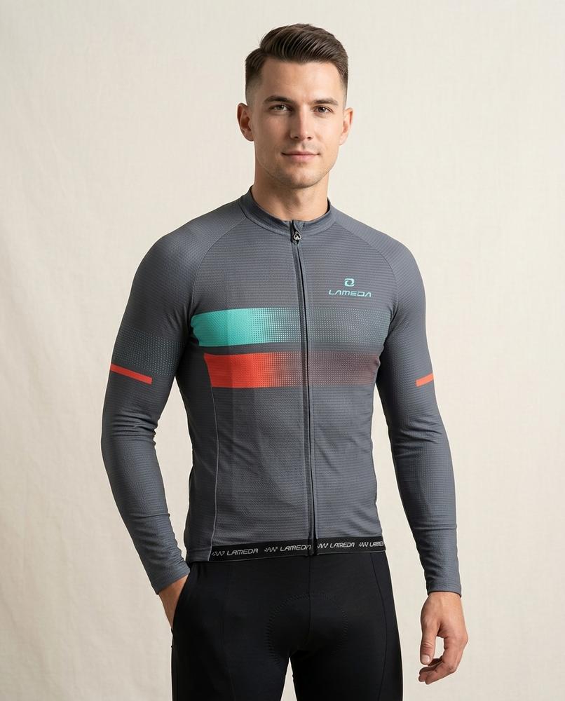 Lands Mode - Daken | Langärmliges Atmungsaktives Shirt Herren