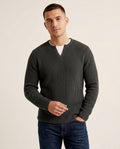 Lands Mode - Nilan | Langärmliger Waffelstrick Pullover Herren