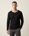 Lands Mode - Velev | Langärmliges Rundhals Shirt Unisex