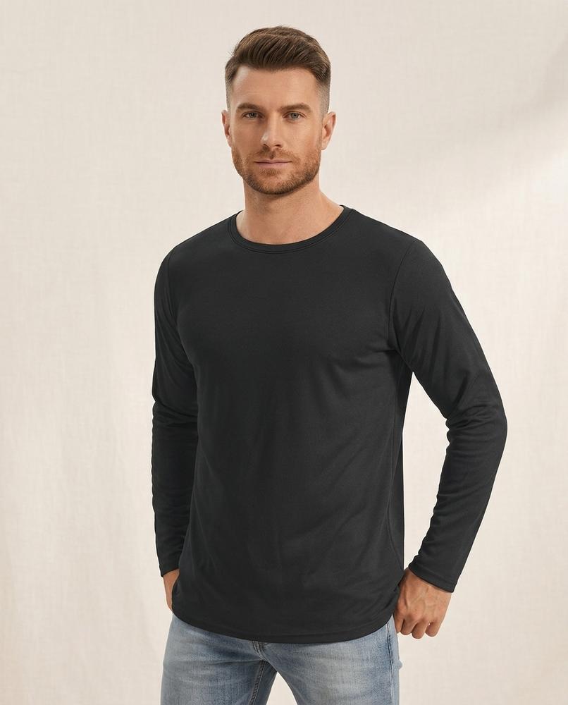 Lands Mode - Noren | Langärmliges Strukturiertes Shirt Herren