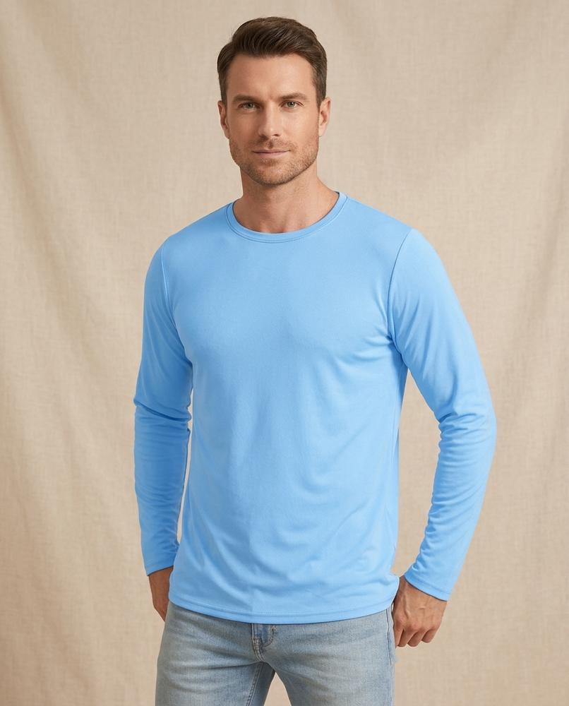 Lands Mode - Noren | Langärmliges Strukturiertes Shirt Herren