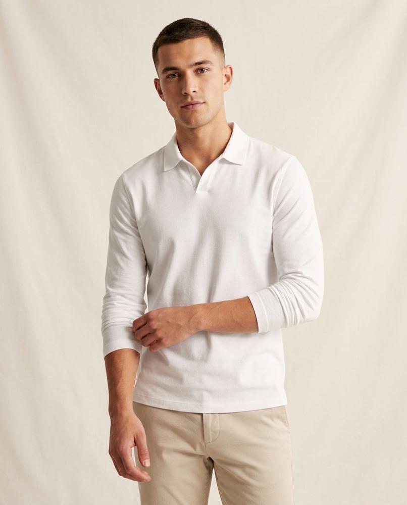 Lands Mode - Misin | Langärmliges Glattes Shirt Herren