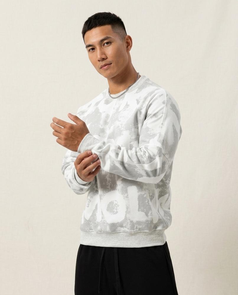 Lands Mode - Semer | Gemustert Rundhals Sweatshirt Herren