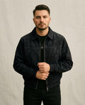 Lands Mode - Mavar | Gefütterte Veloursartige Jacke Herren