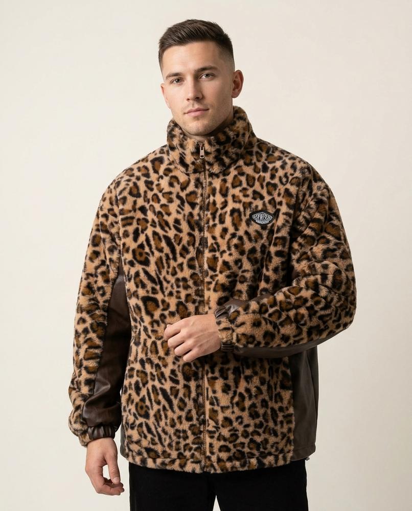Lands Mode - Zevin | Gemusterte Reißverschluss Jacke Unisex