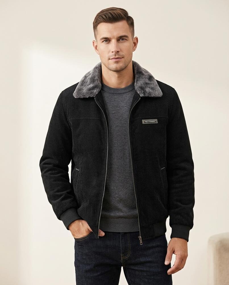 Lands Mode - Karan | Gefütterte Cord Jacke Herren