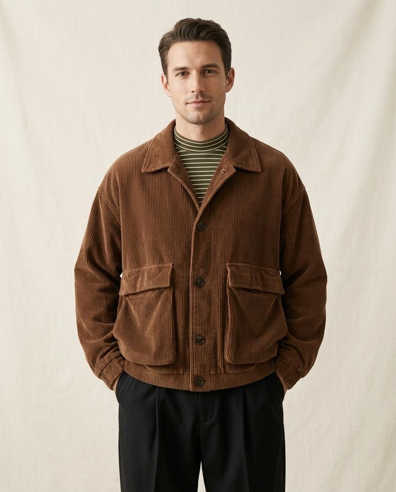 Lands Mode - Nirev | Kastige Cord Jacke Unisex