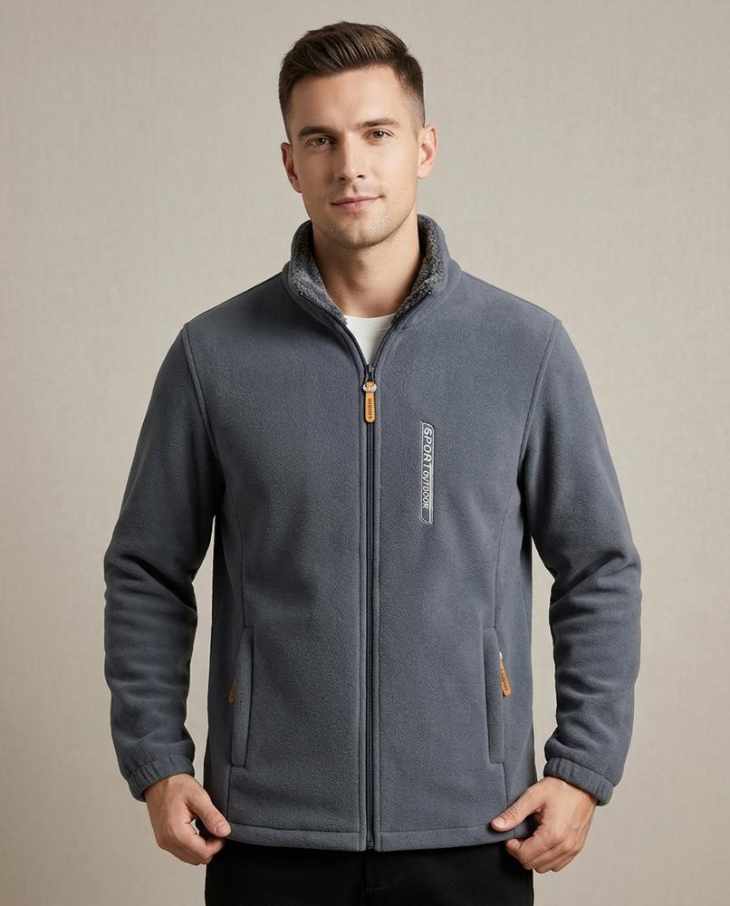 Lands Mode - Sarel | Reißverschluss Fleece Jacke Herren