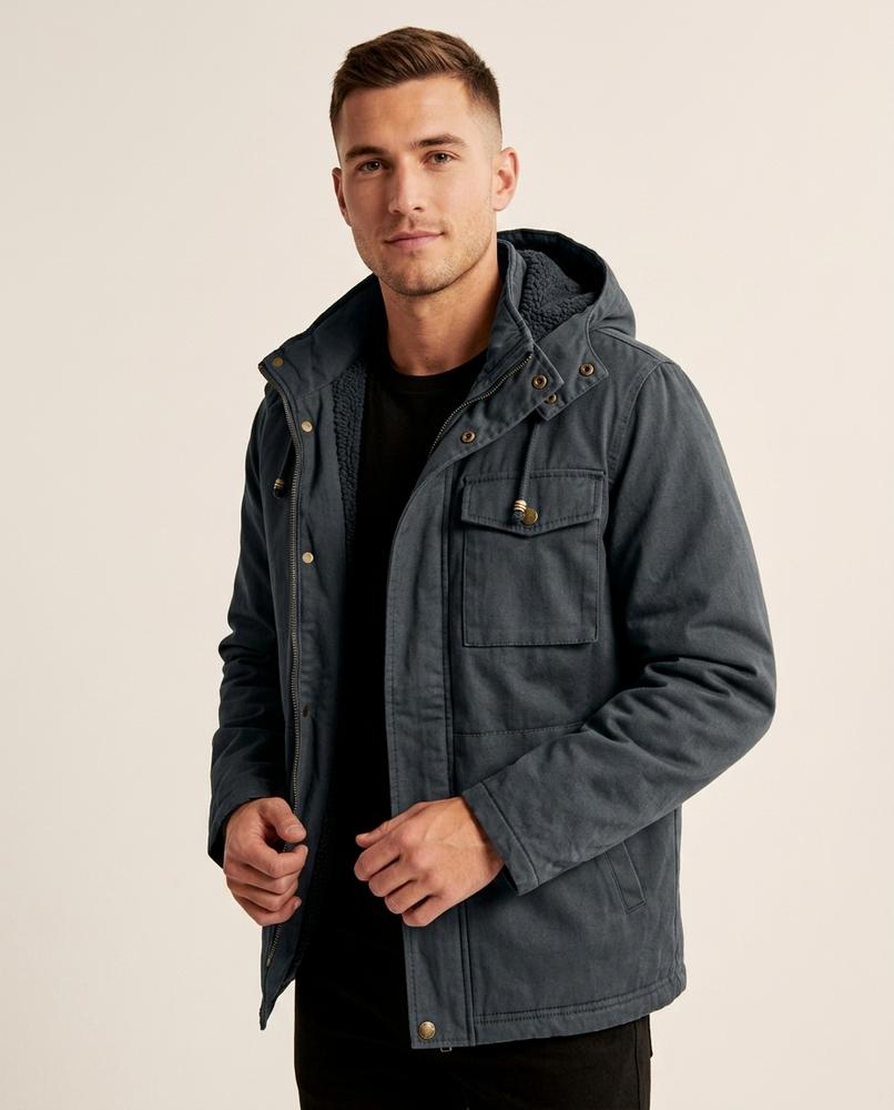 Lands Mode - Lalom | Gefütterte Cord Jacke Herren