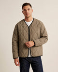 Lands Mode - Lolom | Gesteppt Kragenlos Jacke Unisex