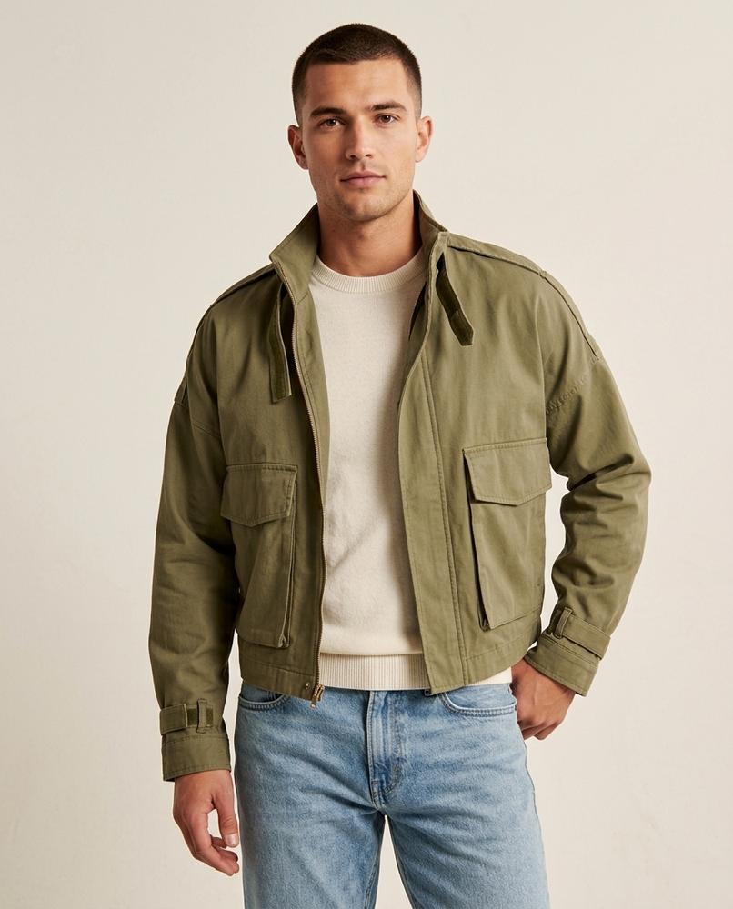 Lands Mode - Arlor | Stehkragen Kurzgeschnittene Jacke Herren