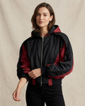 Lands Mode - Damer | Zweifarbige Kurz Geschnittene Jacke Damen