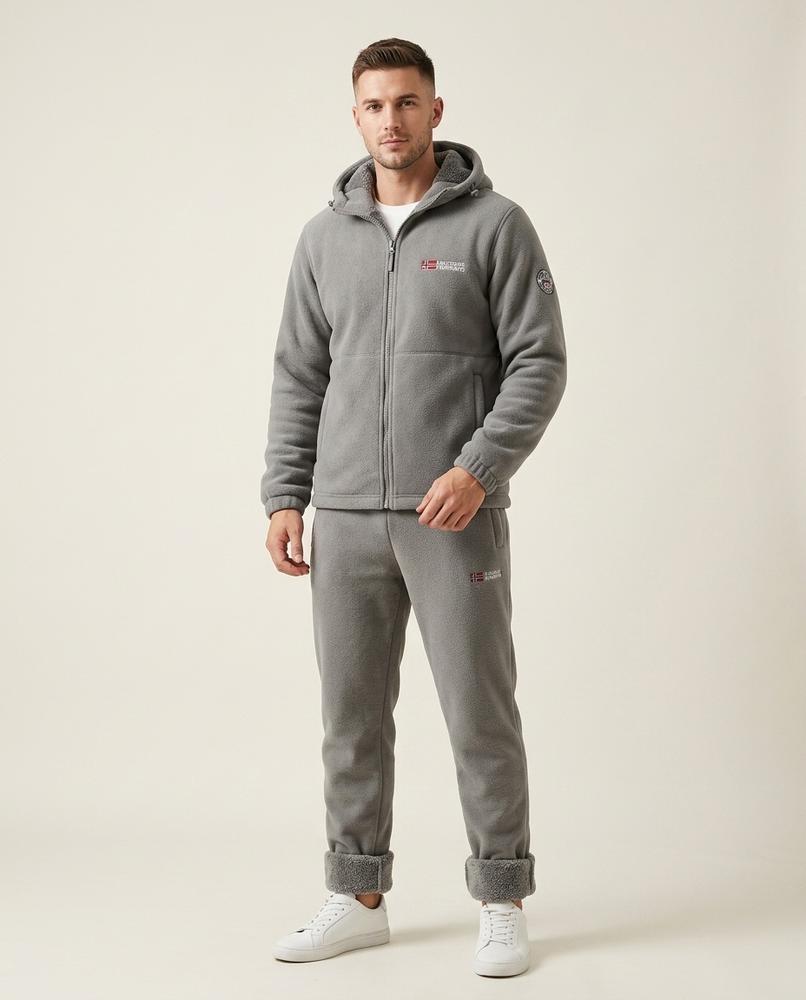 Lands Mode - Cavar | Gefütterter Fleece Anzug Herren