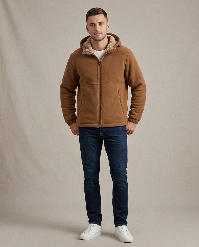 Lands Mode - Yovel | Teddyfutter Fleece Jacke Herren