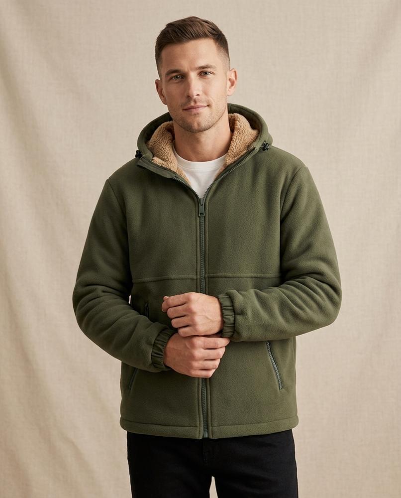 Lands Mode - Yovel | Teddyfutter Fleece Jacke Herren