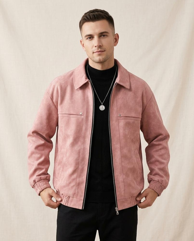 Lands Mode - Camel | Strukturierte Locker Geschnittene Jacke Herren