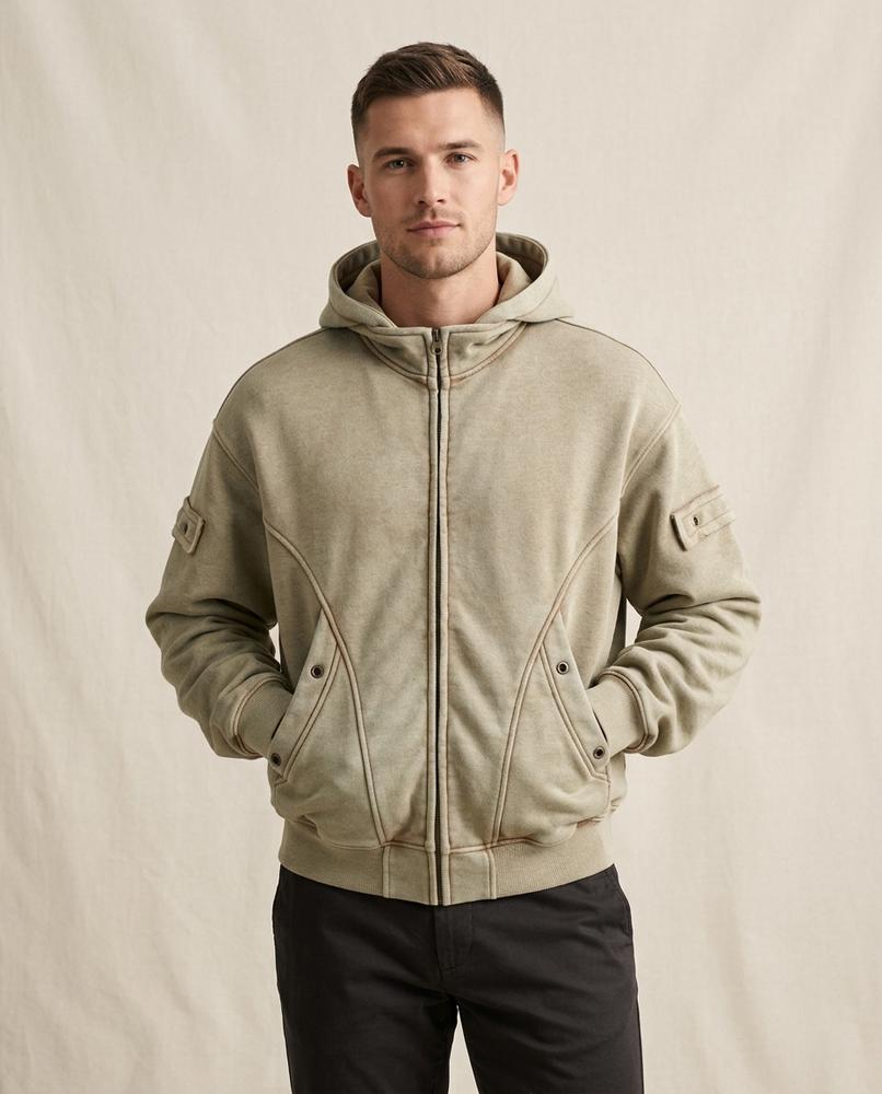 Lands Mode - Cotor | Reißverschluss Gefütterte Jacke Unisex