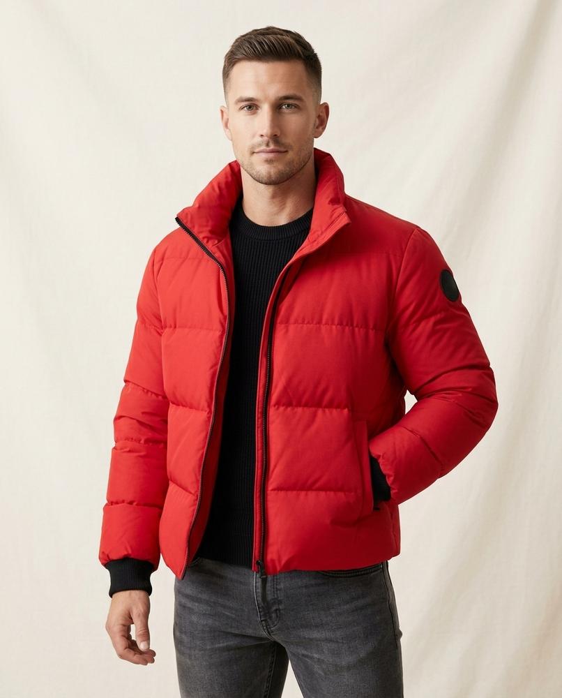 Lands Mode - Salev | Wattiert Hochschließend Jacke Herren