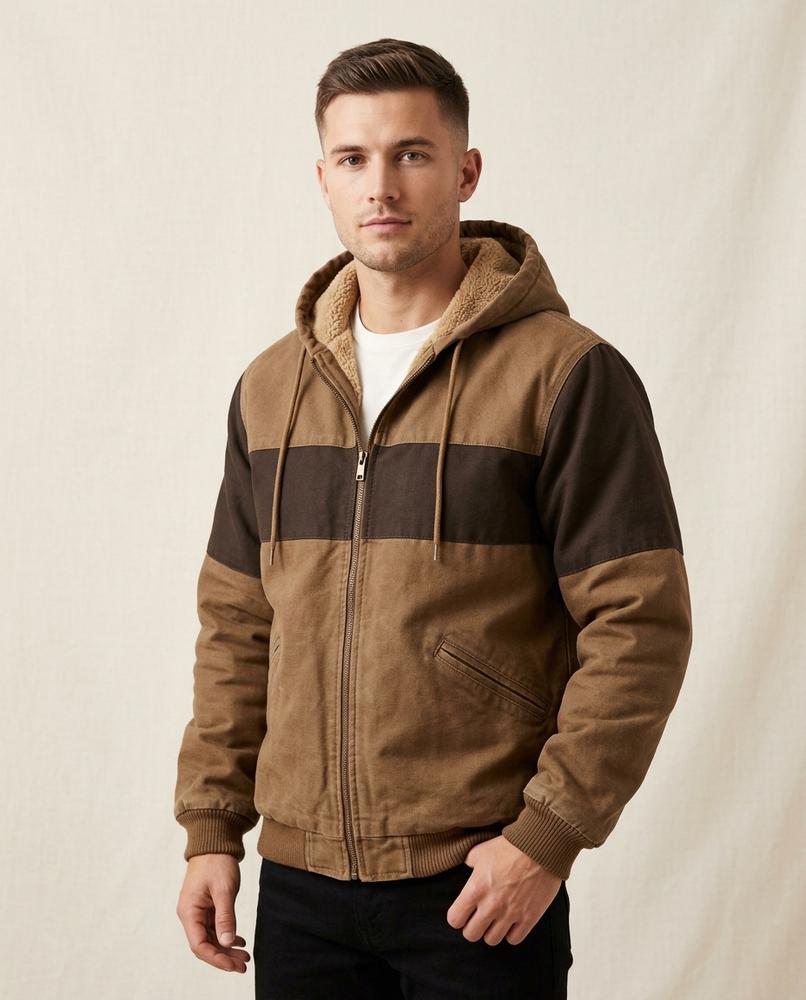 Lands Mode - Lynal | Gefütterte Sherpa Jacke Herren