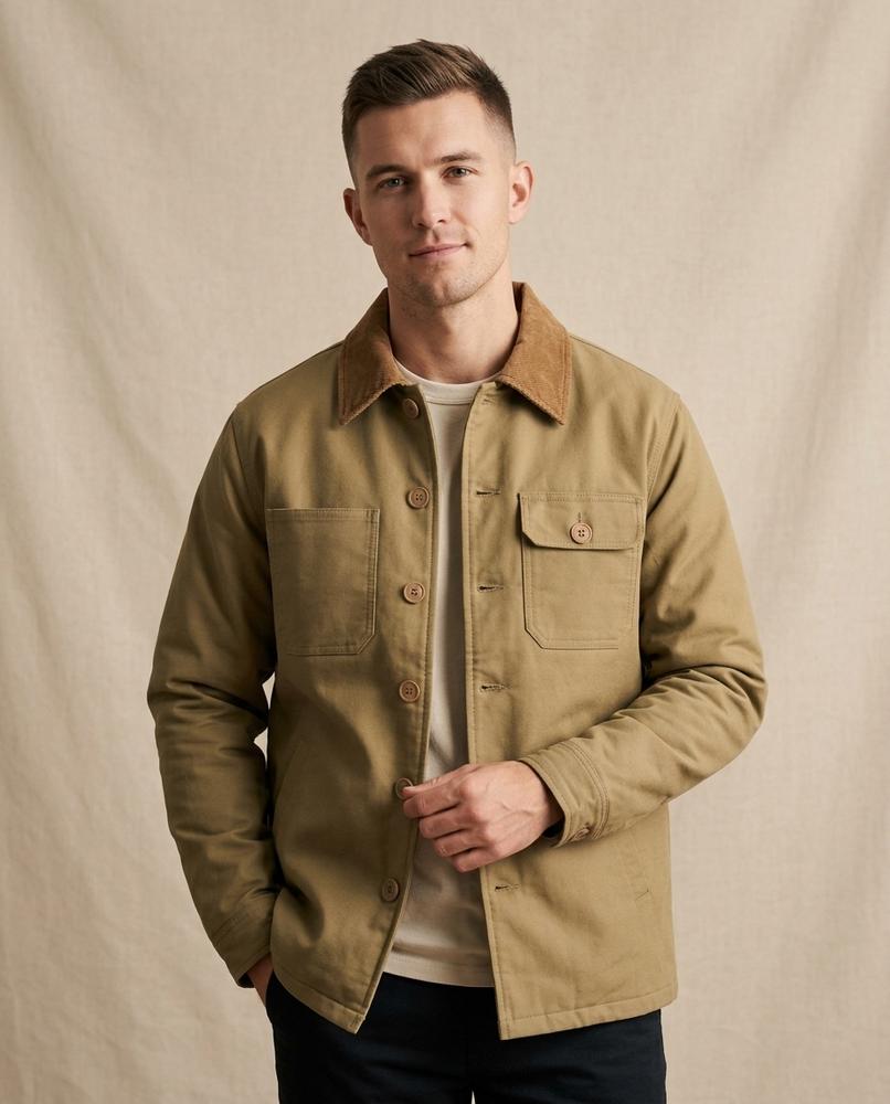 Lands Mode - Talor | Warm Gefütterte Jacke Herren