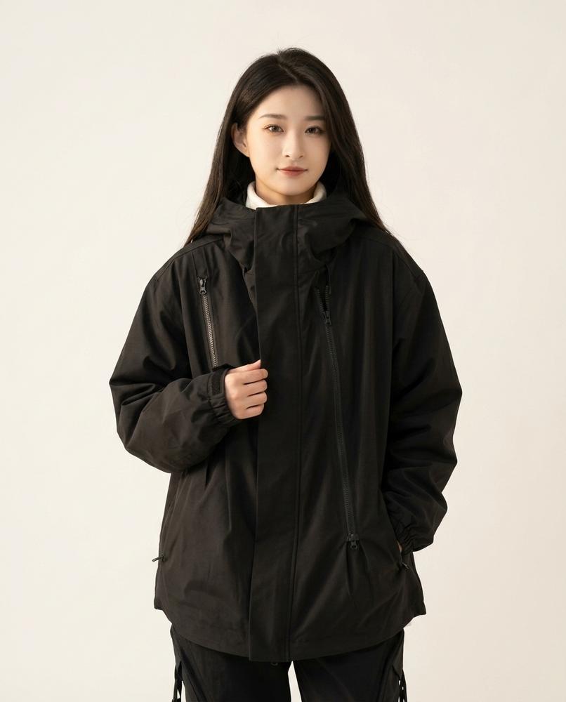 Lands Mode - Nolar | Weit Geschnittene Funktions Jacke Unisex